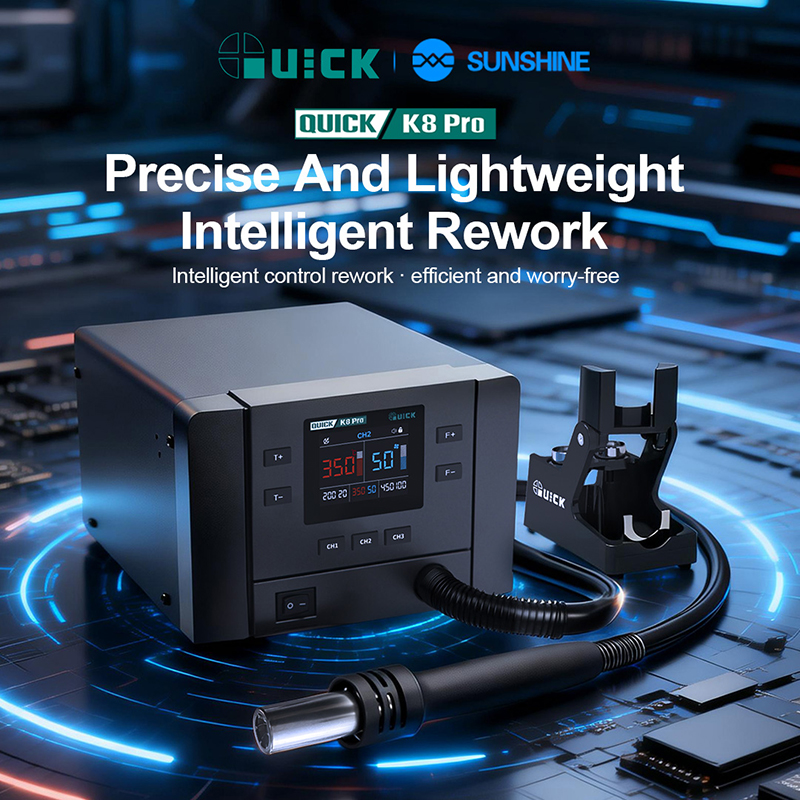 Hot Air Rework Station - QUICK K8 Pro Intelligent Hot Air