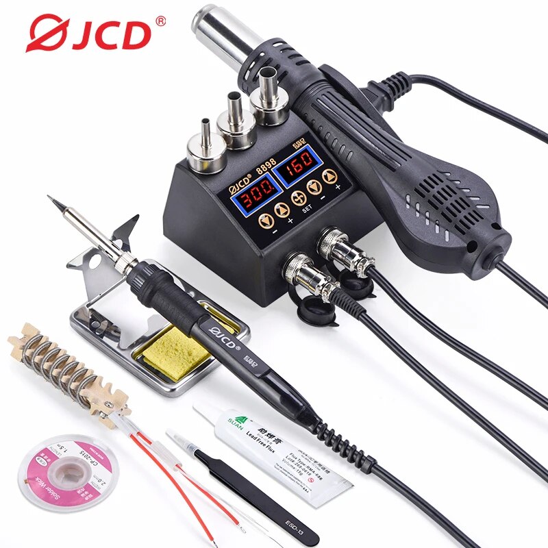 Hot Air Rework Station - JCD 8898 Soldering Station 750W 2