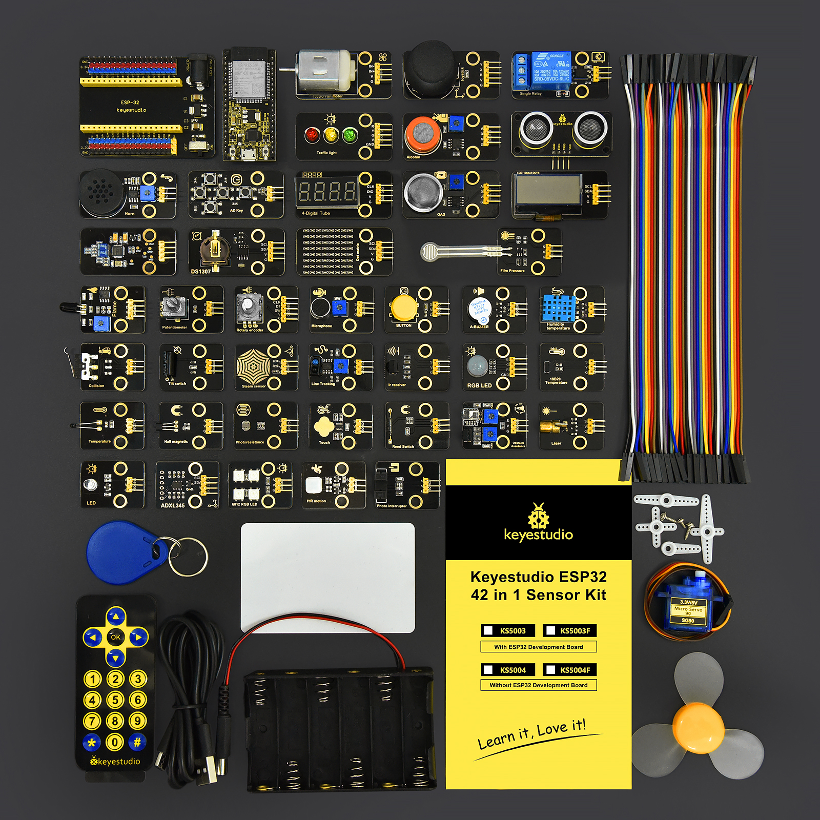 Diy Electronics Projects For Adults - Kidsbits 42 in1 ESP32 Sensor Module