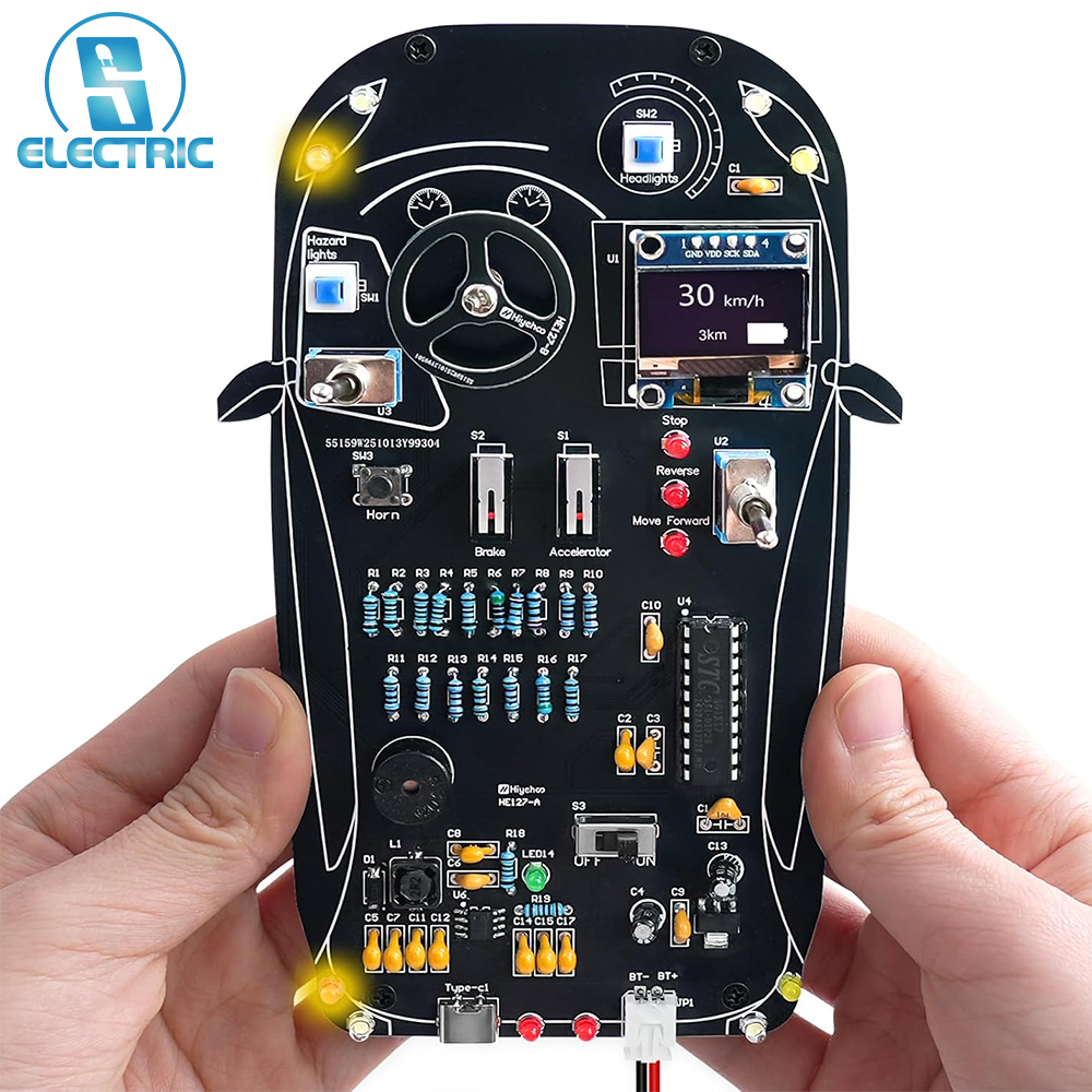 Diy Electronics Learning Kit - DIY Car Driving Simulator Soldering Kit