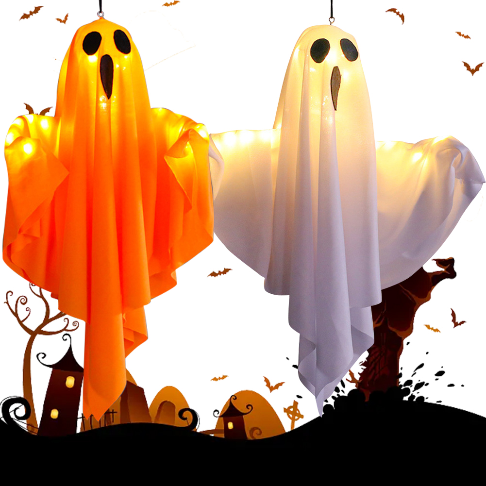 Diy Halloween Electronics - Halloween Glowing White Ghost LED Hanging
