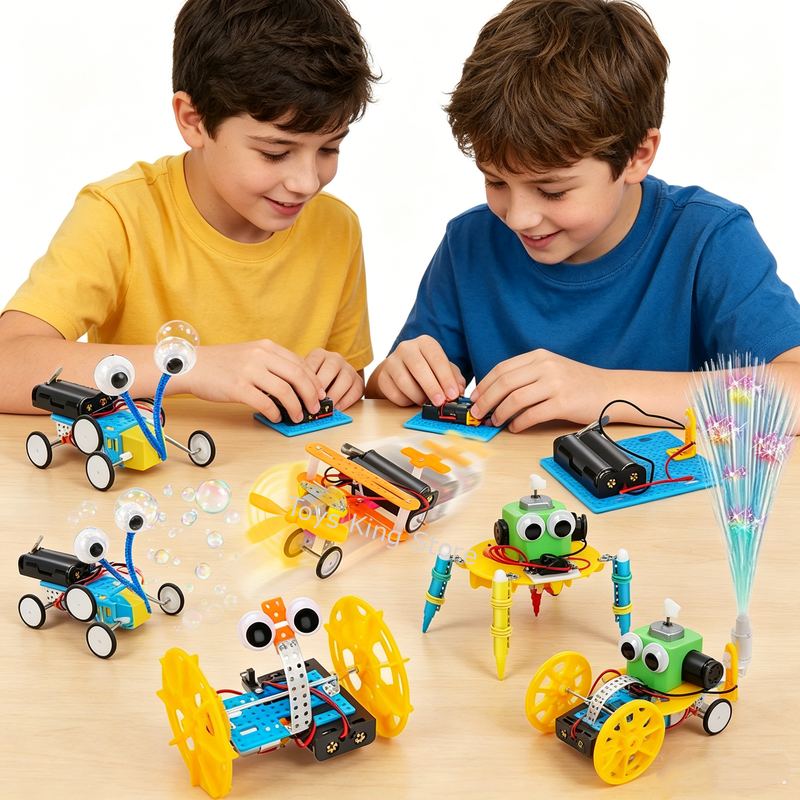 Diy Electronics Projects For Kids - DIY Doodle Robot Technology 6 Set