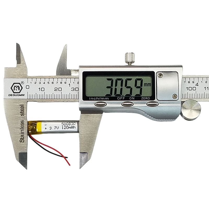Diy Wearable Electronics - 500830 3.7V 120mAh Rechargeable Li-ion Polymer