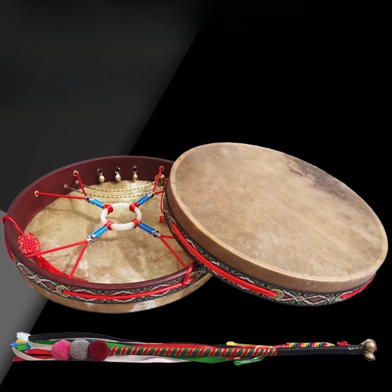 Diy Electronics Projects For Adults - Cowhide Shaman Drum Adult Portable Handheld