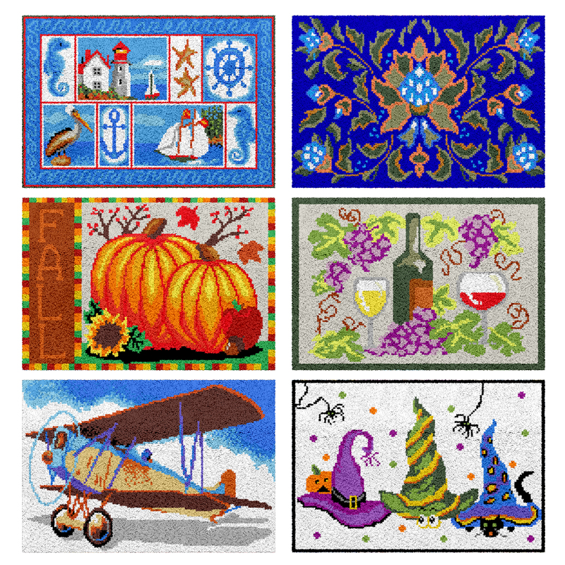 Diy Electronics Projects For Adults - Flowers latch hook for adults large