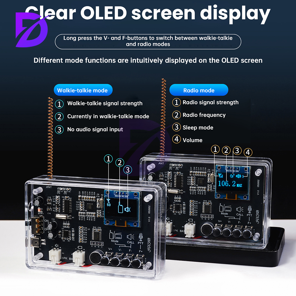 2PCS Radio Electronic DIY Kit  - Diy Electronics Workbench 评论和价格