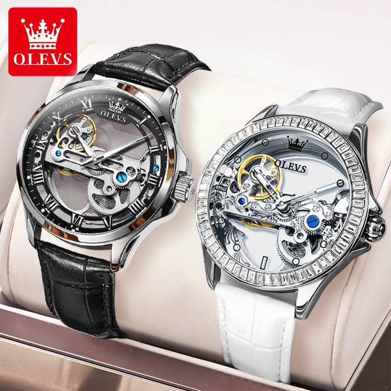 OLEVS Couple Watches Original  - Push Button Tactile 评论和价格