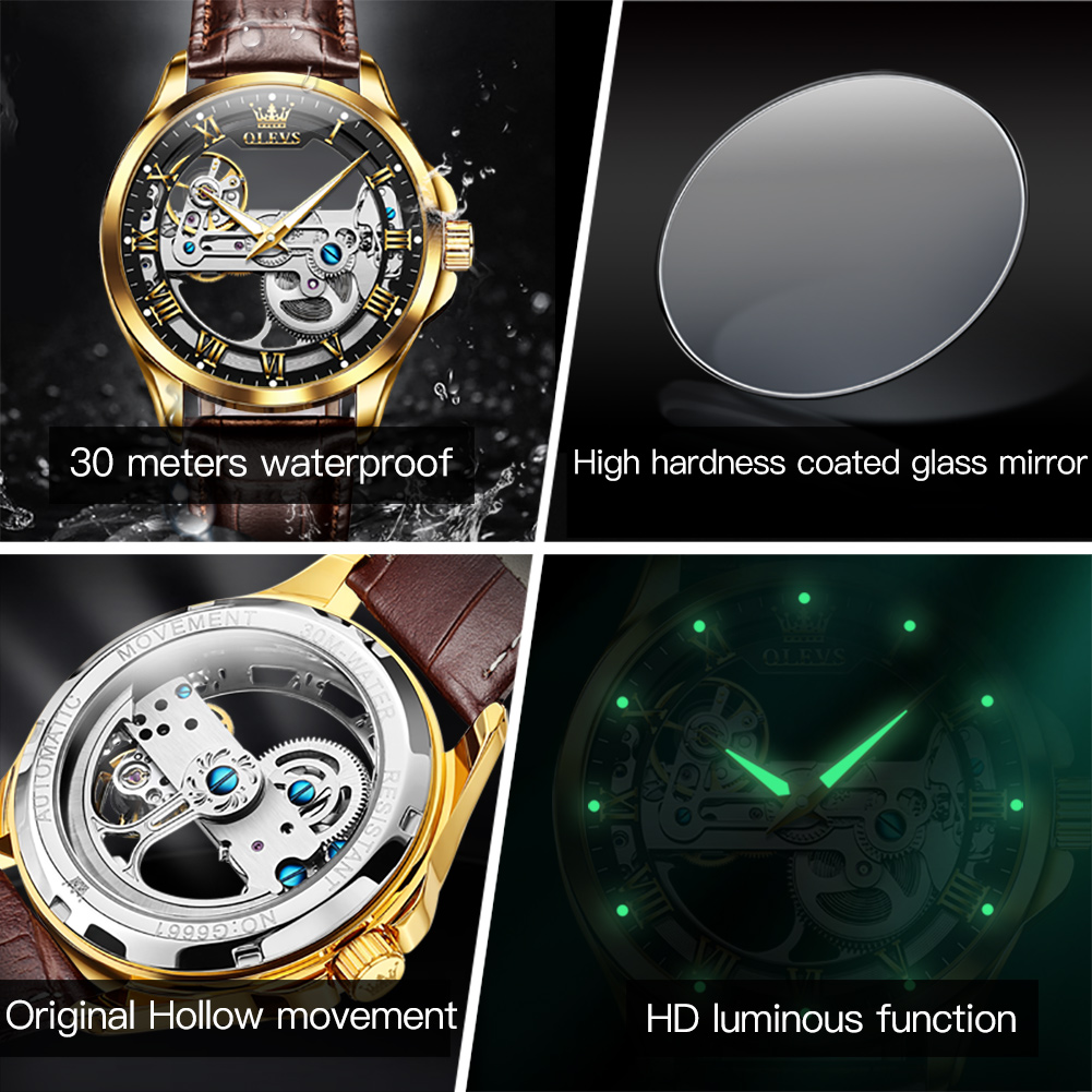 OLEVS Couple Watches Original  - Push Button Tactile 评论和价格