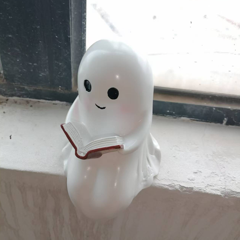 New Cute Ghost Reading Book La - Diy Halloween Electronics 评论和价格