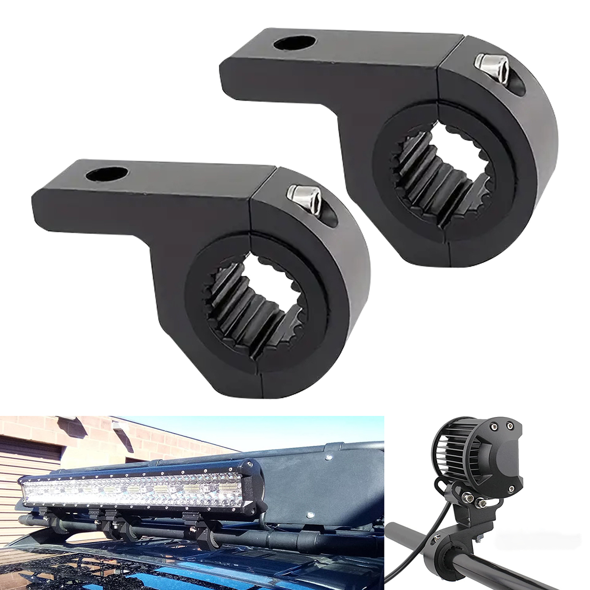 Motorcycle LED Headlight Clamp - Led Assortment Kit 评论和价格