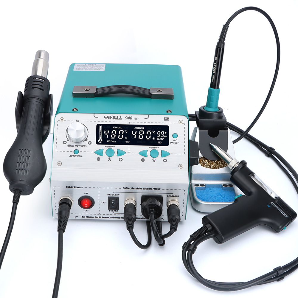 YIHUA 948-II 4 in 1 SMD Smart  - Hot Air Rework Station 评论和价格