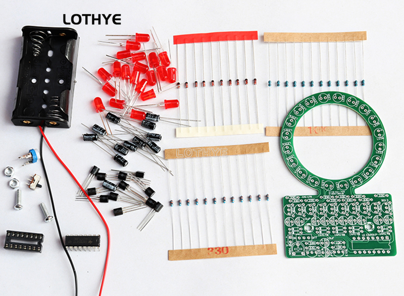 DIY Kit LED Gradient Ring Wate - Diy Electronics Toys 评论和价格