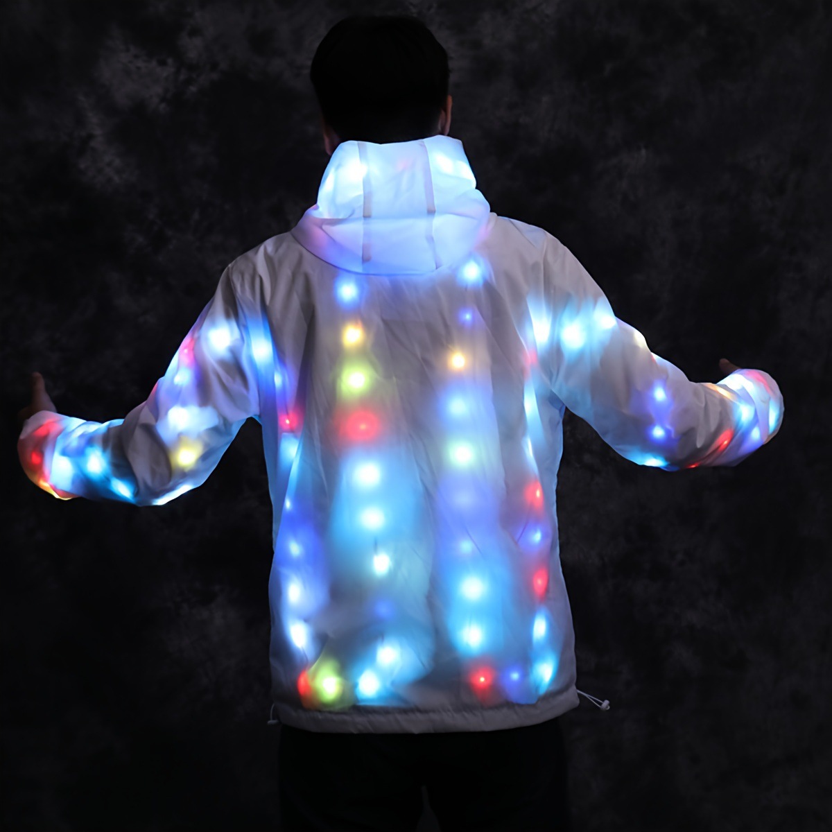 Halloween LED Lighting Coat Lu - Diy Halloween Electronics 评论和价格