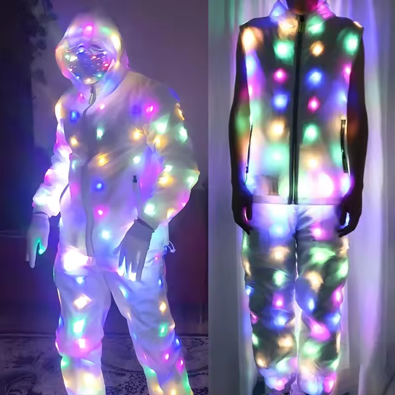 Halloween LED Lighting Coat Lu - Diy Halloween Electronics 评论和价格
