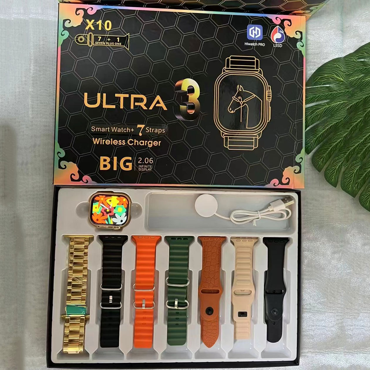7 in 1 Strap Smart Watch X10ul - Diy Wearable Electronics 评论和价格
