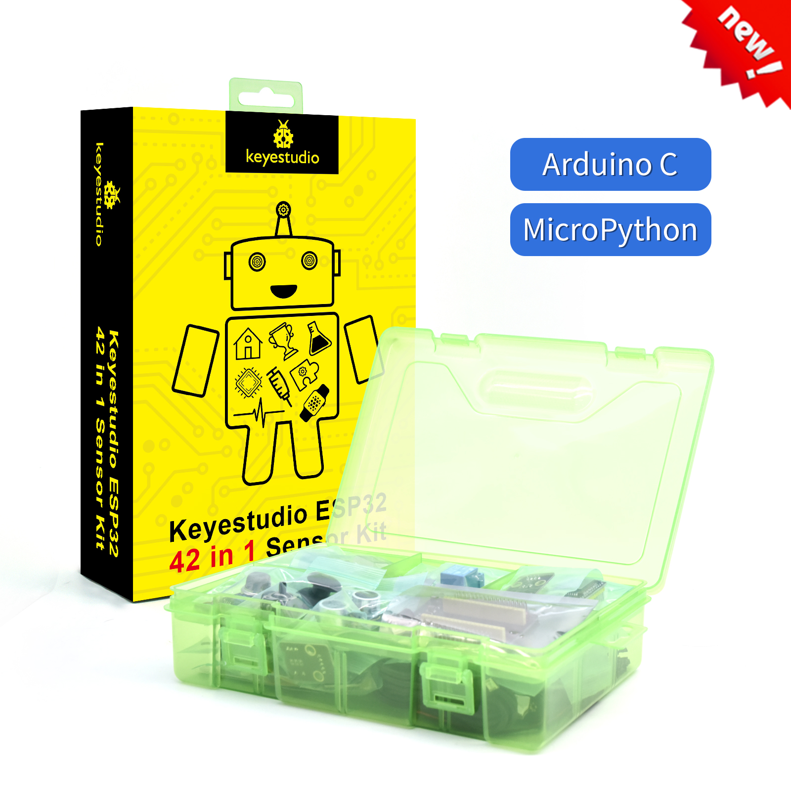 Kidsbits 42 in1 ESP32 Sensor M - Diy Electronics Projects For Adults 评论和价格