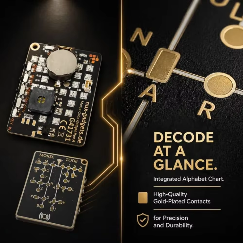LED Morse Code Trainer Card,PC - Diy Electronics Projects For Adults 评论和价格