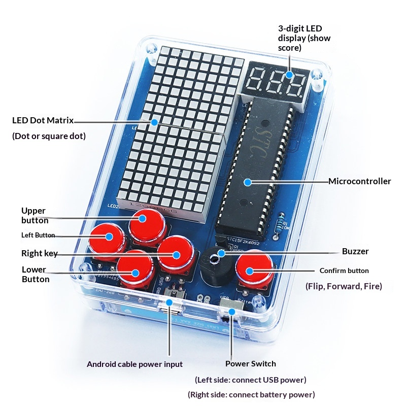 Pixel Game Machine Production  - Diy Electronics Workbench 评论和价格