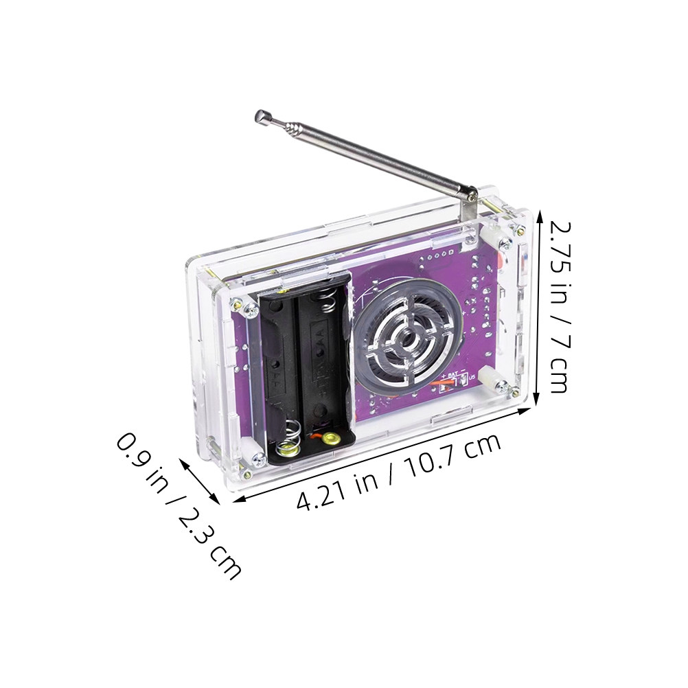 1Set Radio DIY Kit All Compone - Diy Electronics Projects For Adults 评论和价格