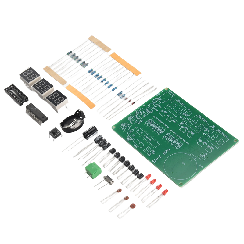 Stylish-AT89C2051 6 Digital LE - Diy Electronics Flux 评论和价格