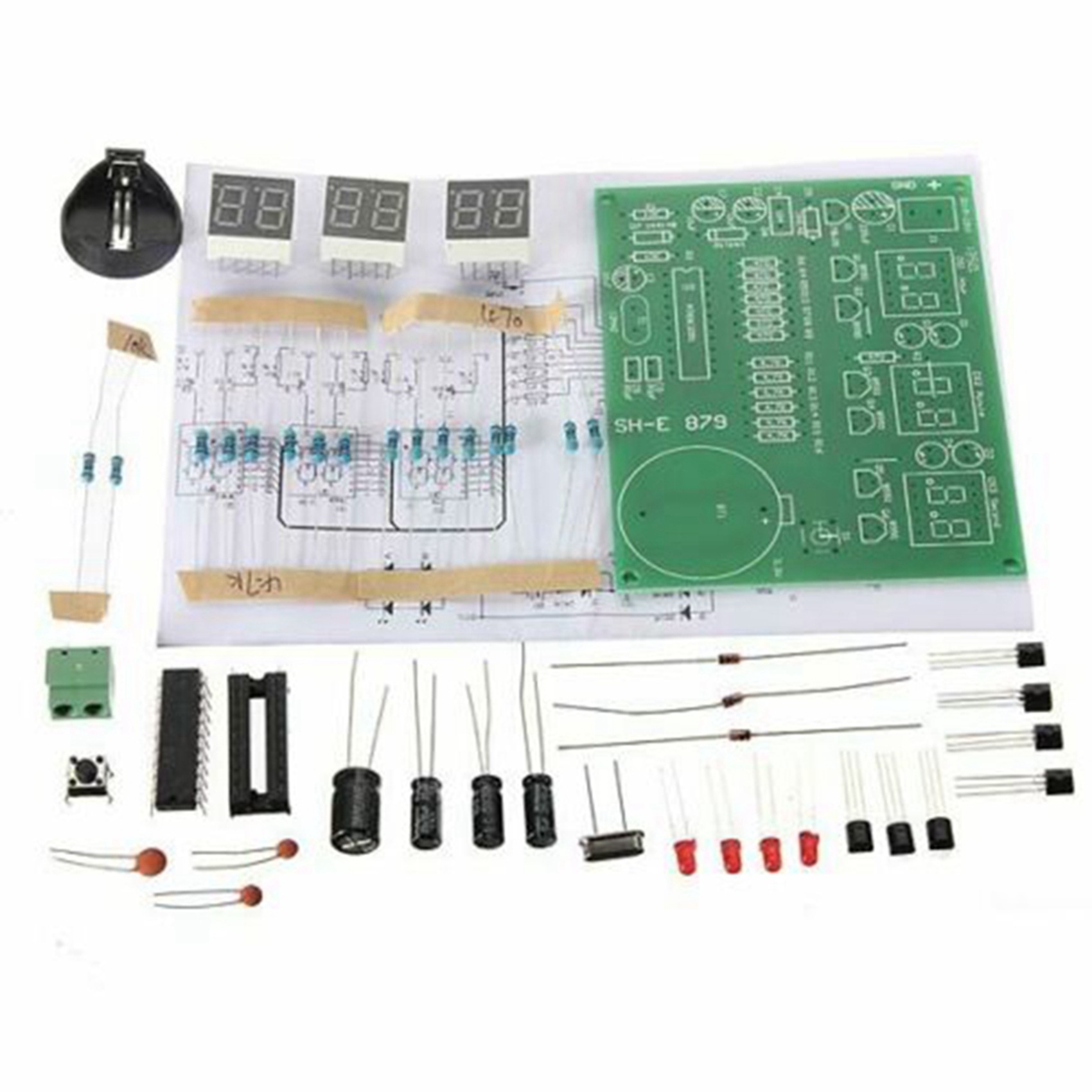 【PUBLICITY】3 Set AT89C2051 6 D - Diy Electronics Flux 评论和价格