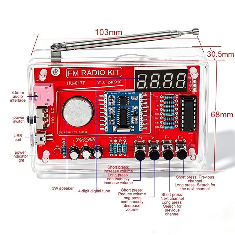 PHILE-Stereo FM Radio, Electro - Useful Diy Electronics Projects 评论和价格