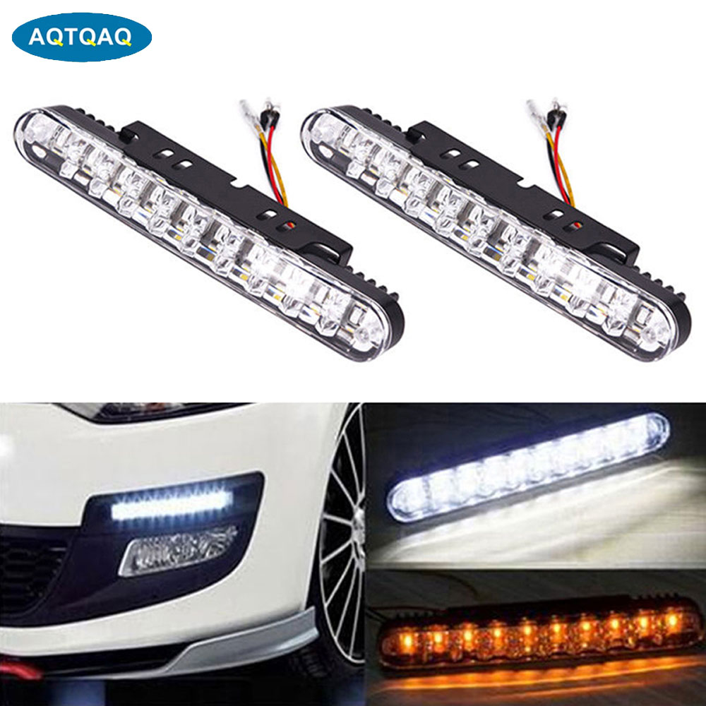 AQTQAQ 2Pcs/Set 12V Car 30 LED - Led Assortment Kit 评论和价格
