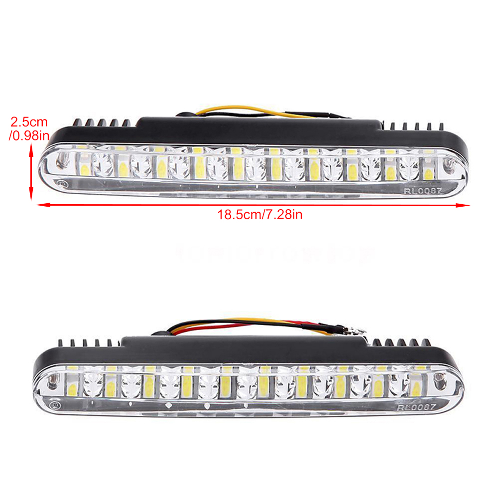 AQTQAQ 2Pcs/Set 12V Car 30 LED - Led Assortment Kit 评论和价格
