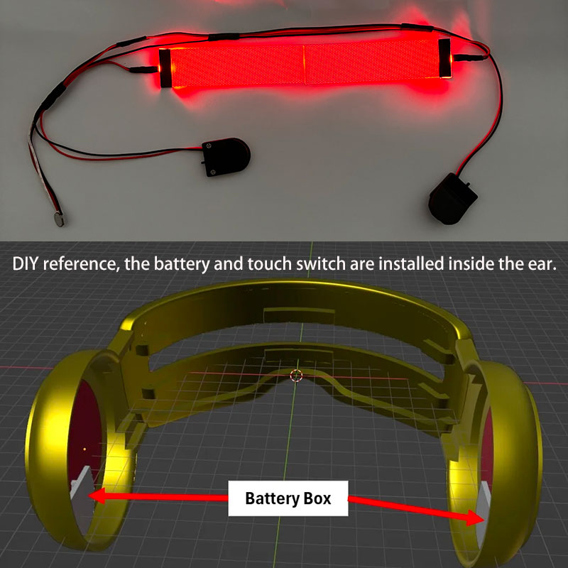 Red Flexible Bendable DIY LED  - Diy Halloween Electronics 评论和价格