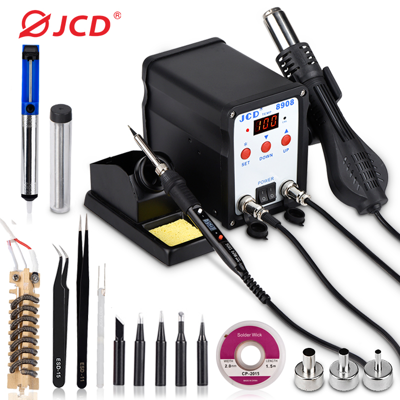 JCD Soldering Station 2 IN 1 W - Hot Air Rework Station 评论和价格