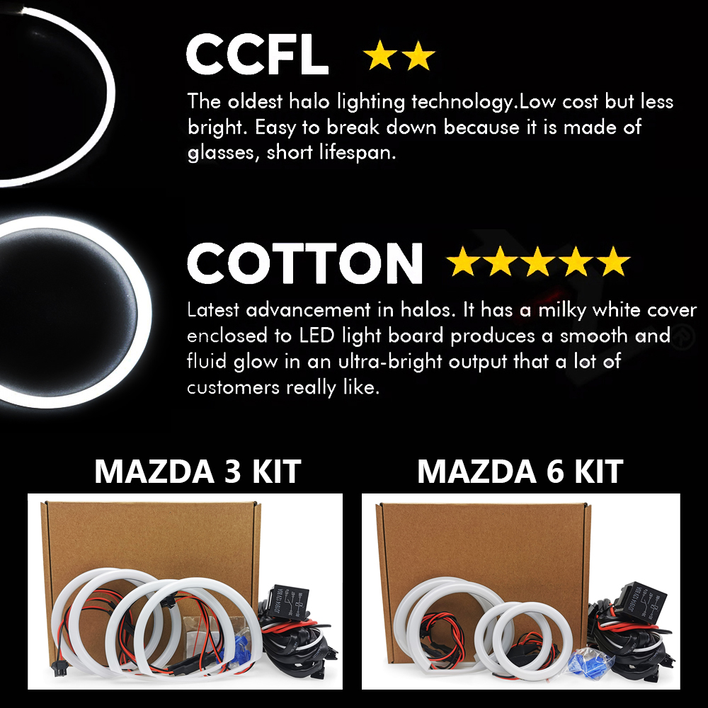 4Pcs For Mazda 3  6 mazda3 BK  - Led Assortment Kit 评论和价格