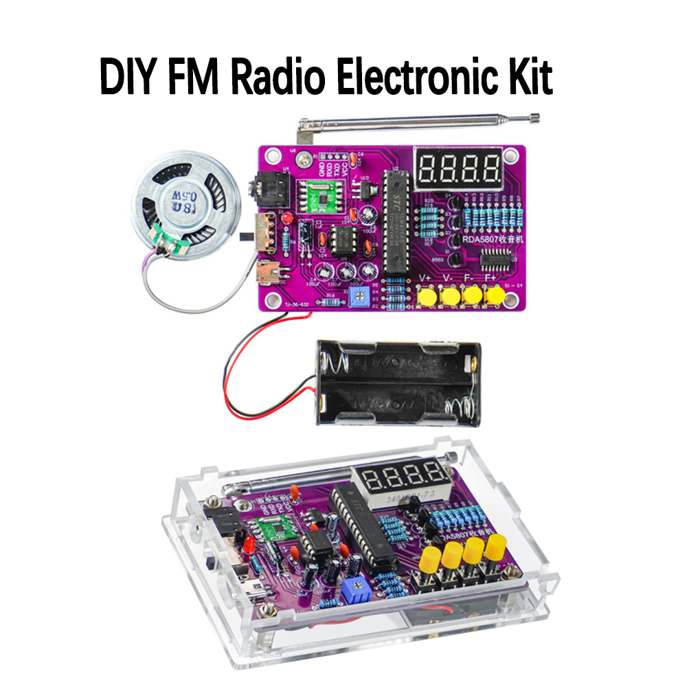DIY FM Radio Electronic Kit 87 - Diy Electronics Toys 评论和价格