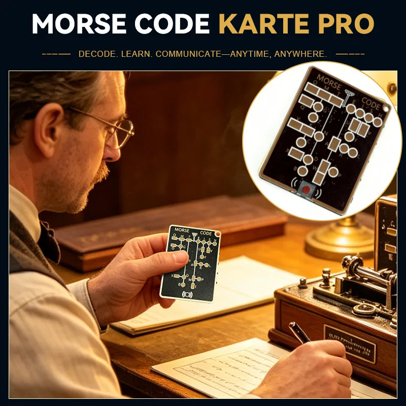Morse Code Trainer Card Pro Le - Diy Electronics Projects For Adults 评论和价格