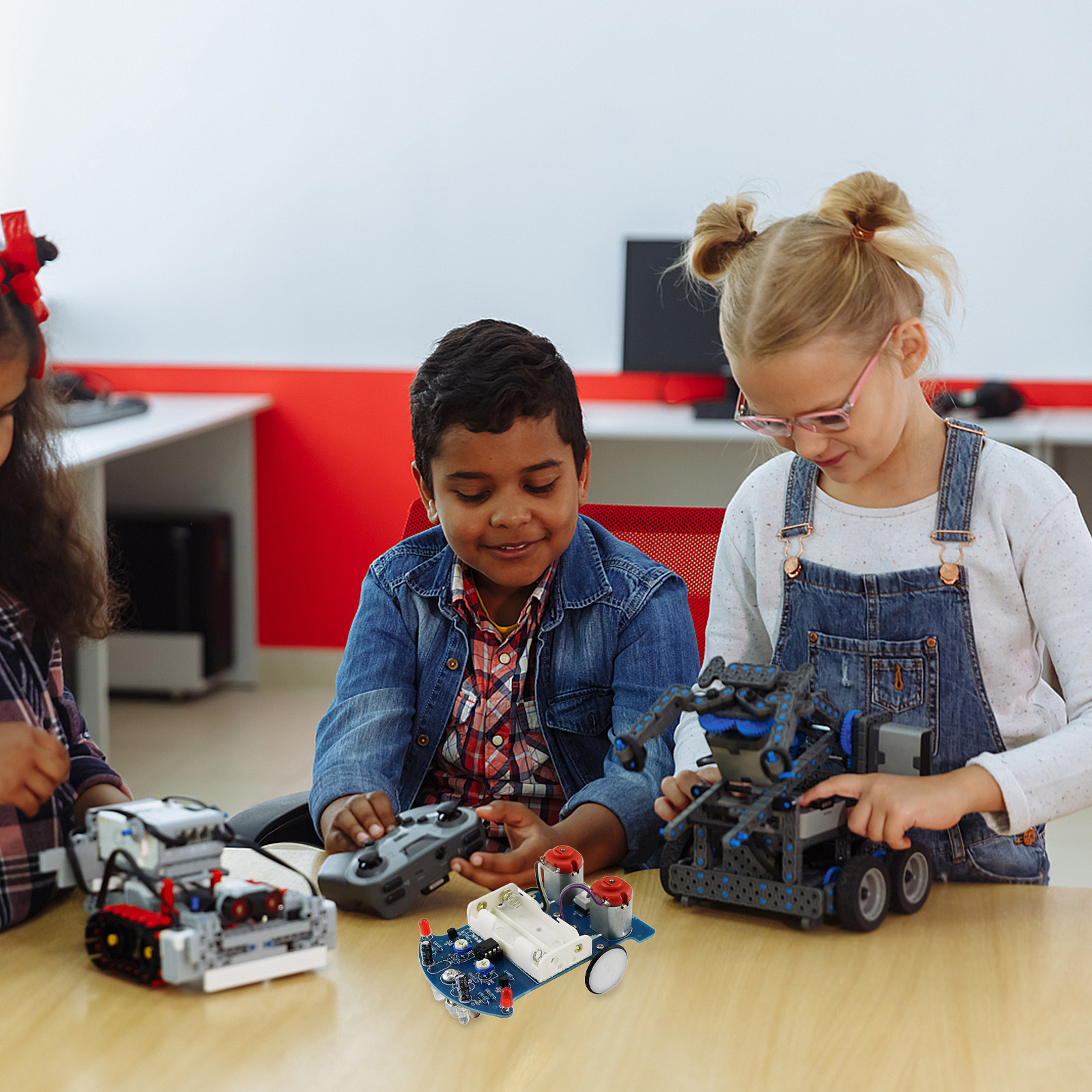 1Set Smart Robot Car Kit DIY E - Diy Electronics Projects For Kids 评论和价格