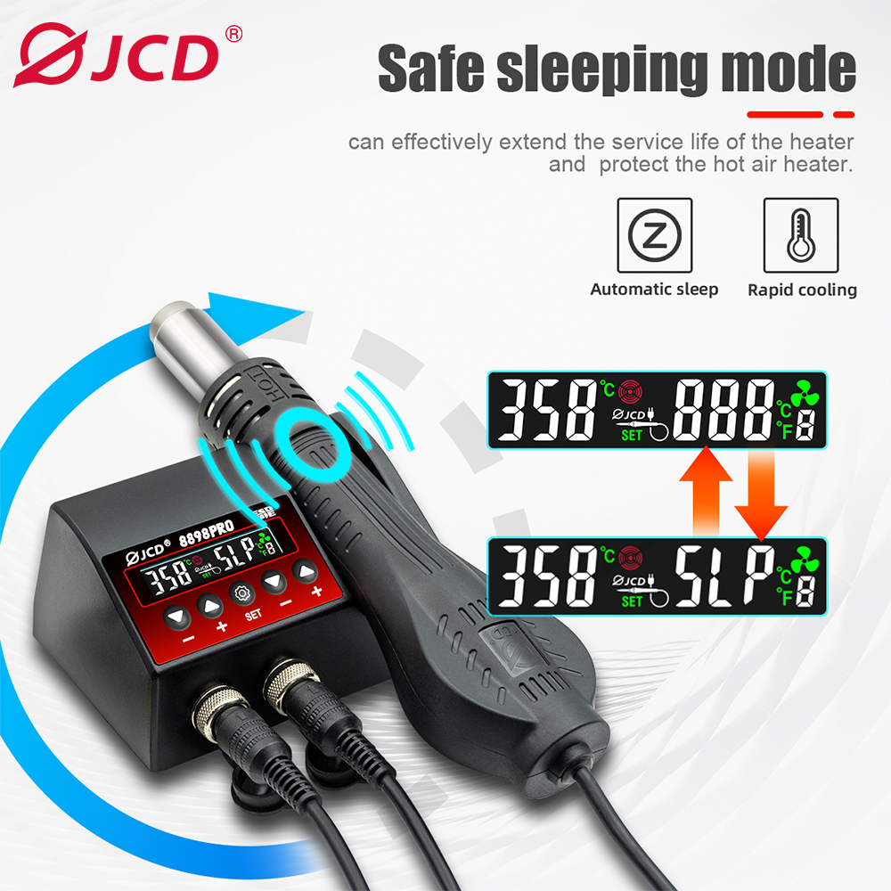 JCD 8898Pro Soldering Station  - Hot Air Rework Station 评论和价格
