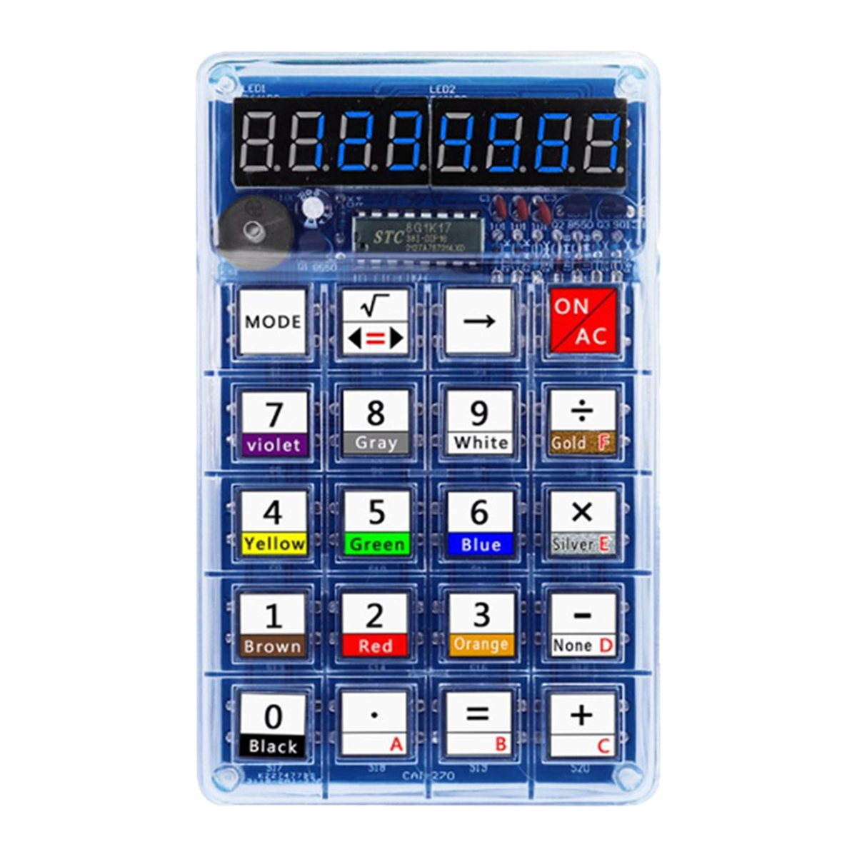 DIY Calculator Kit with LED Di - Diy Electronics Projects For Adults 评论和价格
