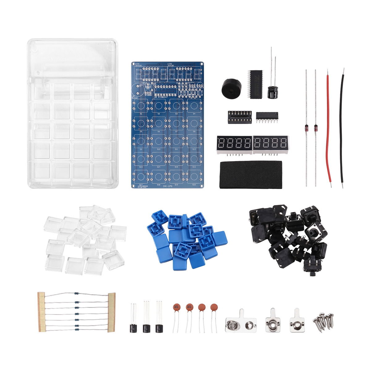DIY Calculator Kit with LED Di - Diy Electronics Projects For Adults 评论和价格