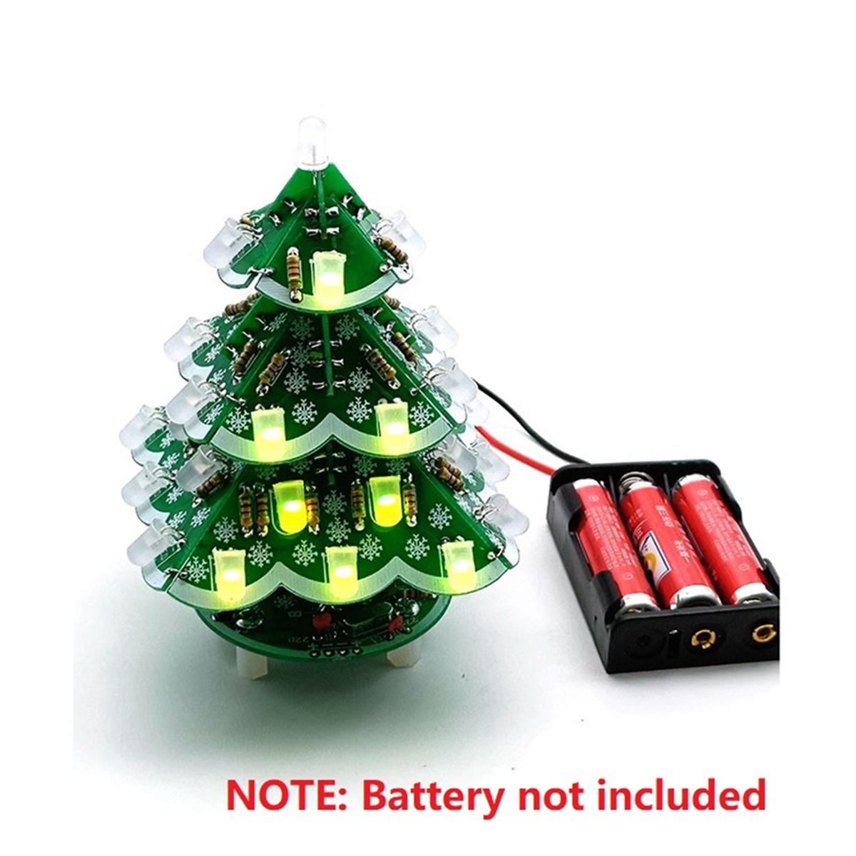 Newest! 3D Stereo Christmas Tr - Diy Electronics Toys 评论和价格