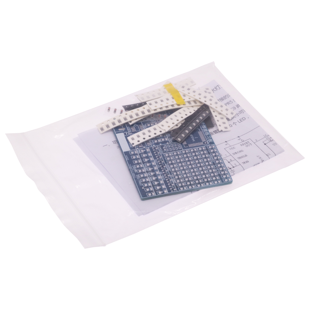 SMD NE555 CD4017 Rotating Flas - Diy Electronics Project Kit 评论和价格