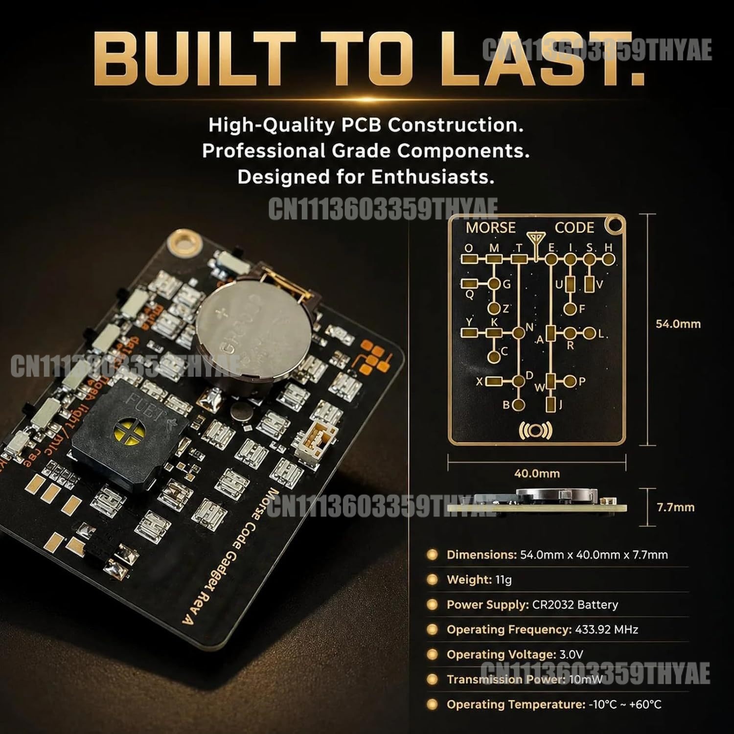 Morse Code Trainer Card Pro Le - Diy Electronics Projects For Adults 评论和价格