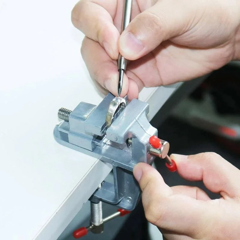 Mini Bench Vise Table Clamp Sc - Diy Electronics Table 评论和价格