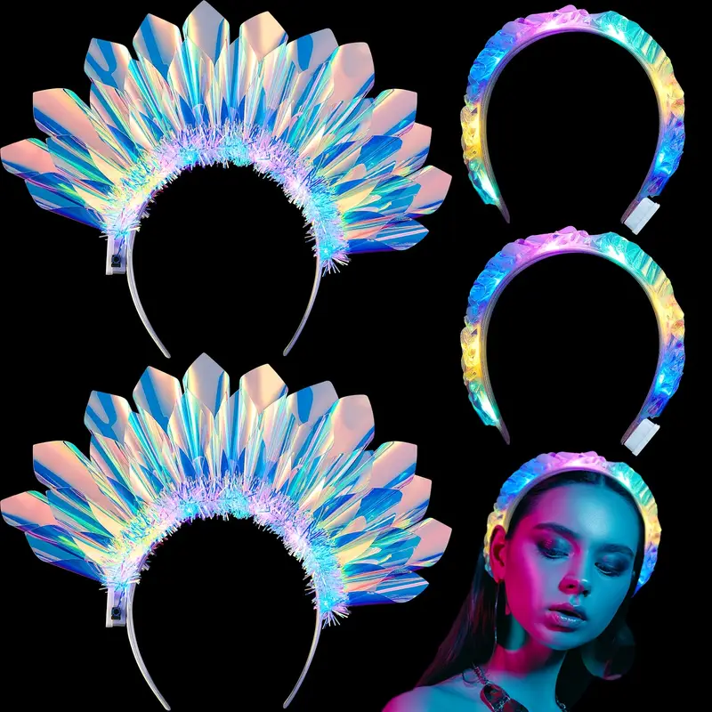 Glowing Laser Headband Light U - Diy Halloween Electronics 评论和价格
