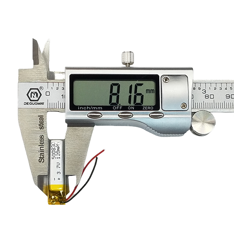 500830 3.7V 120mAh Rechargeabl - Diy Wearable Electronics 评论和价格