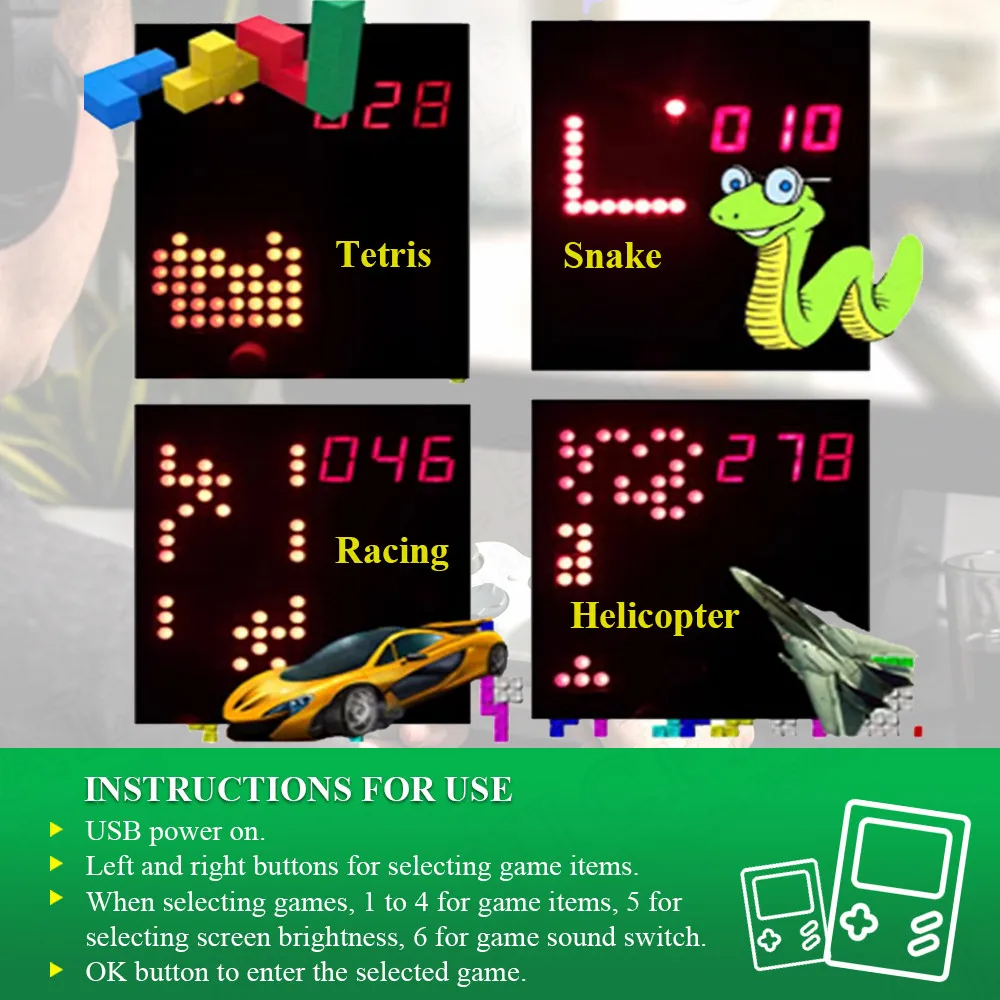DIY Pixel Game Maker Kit Elect - Diy Electronics Learning Kit 评论和价格