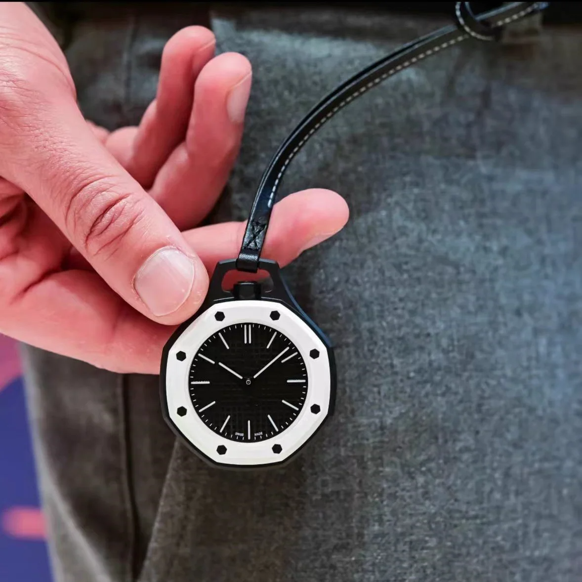 New Pocket Watch Pendant Men's - Push Button Tactile 评论和价格