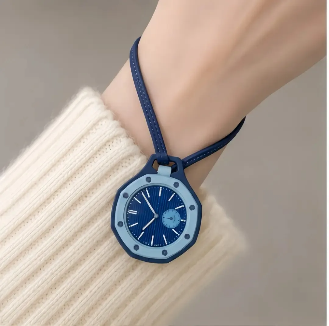 New Pocket Watch Pendant Men's - Push Button Tactile 评论和价格