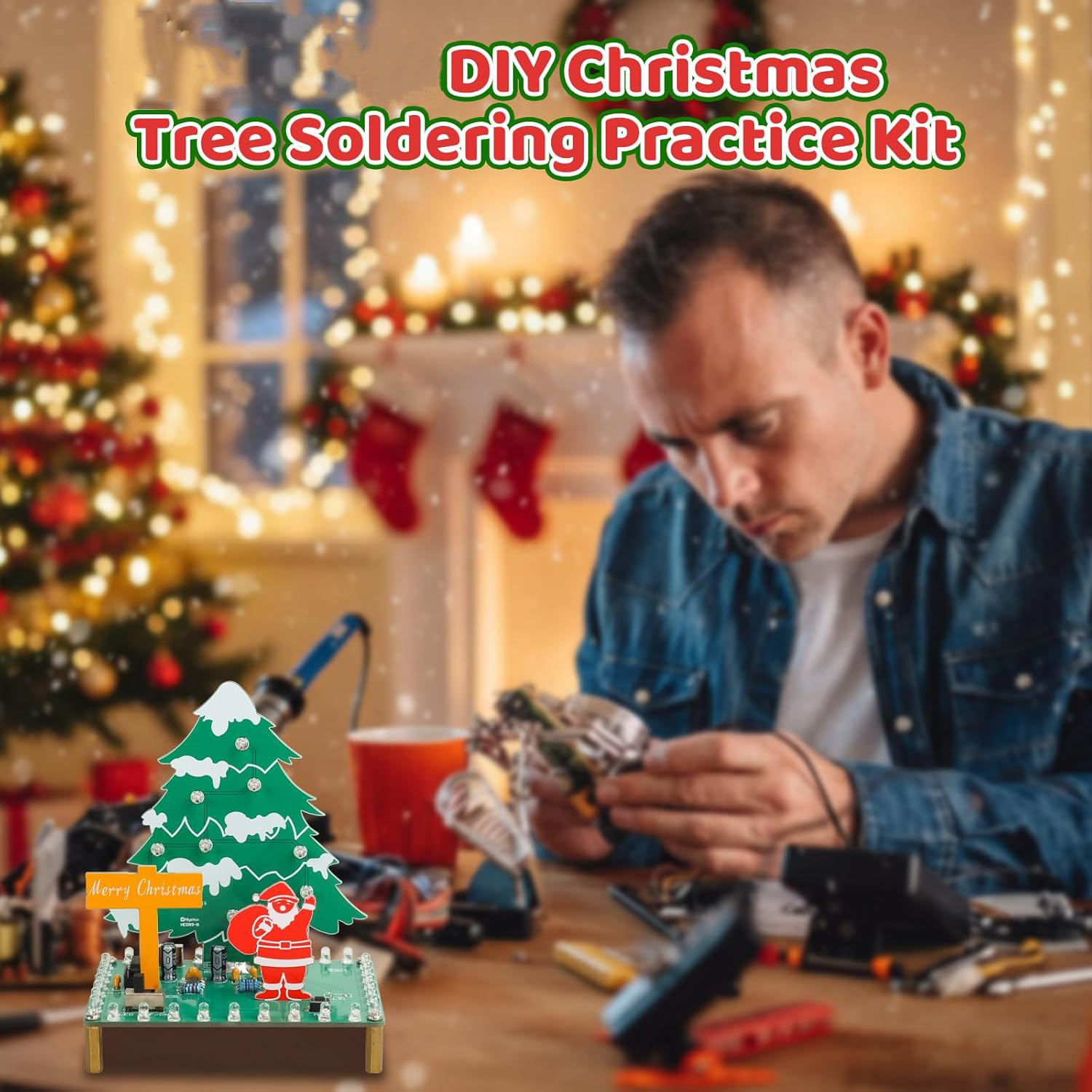 Musical Christmas Tree Solderi - Diy Electronics Projects For Adults 评论和价格