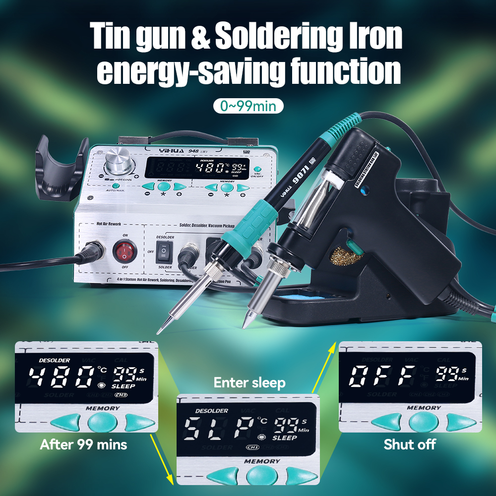 YIHUA 948-II Soldering Station - Hot Air Rework Station 评论和价格