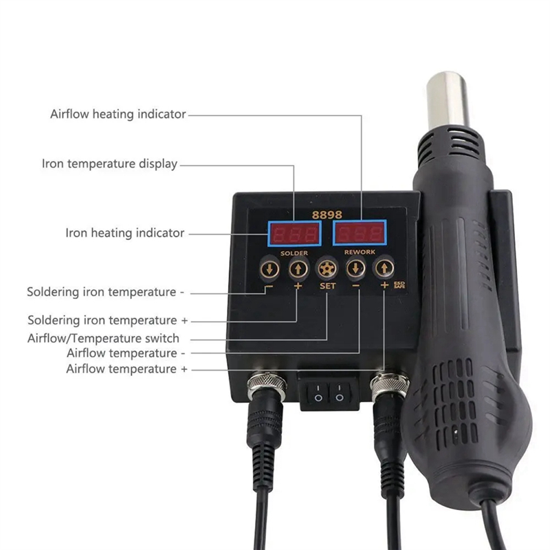 ABLL-8898 Soldering Station Po - Hot Air Rework Station 评论和价格