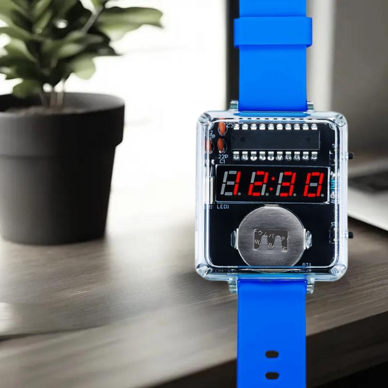 1Set DIY Electronic Watch Kit  - Diy Electronics Project Kit 评论和价格